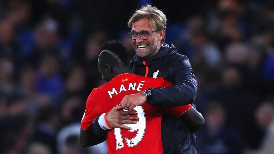 Jurgen Klopp dan Sadio Mane Copyright: Internet