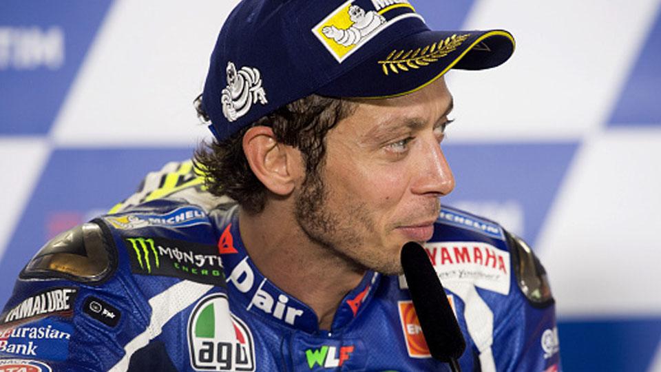 Pembalap Movistar Yamaha, Valentino Rossi. - INDOSPORT