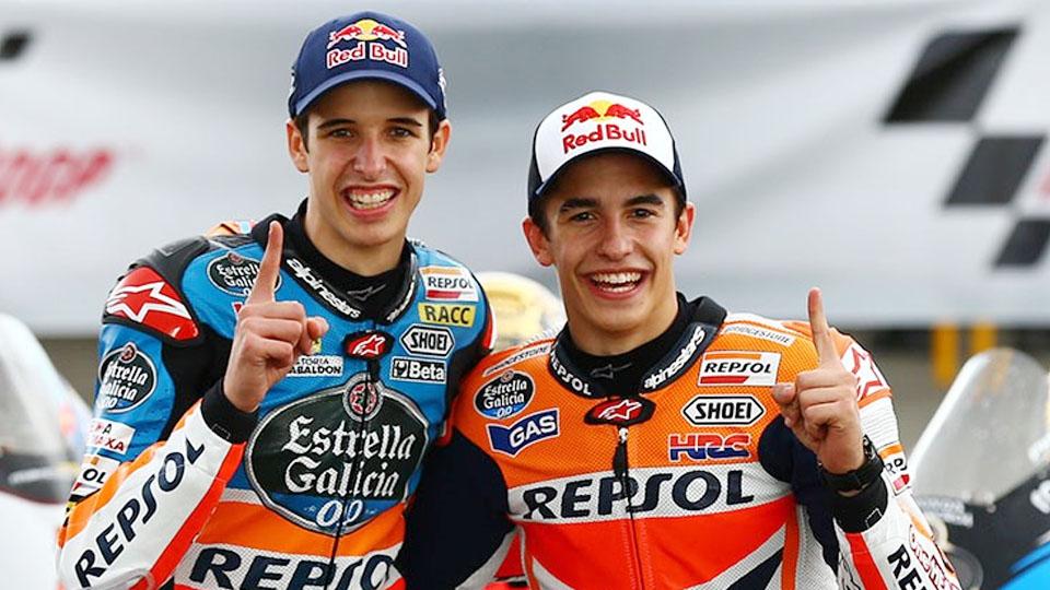 Marc dan adiknya Alex Marquez. Copyright: INTERNET