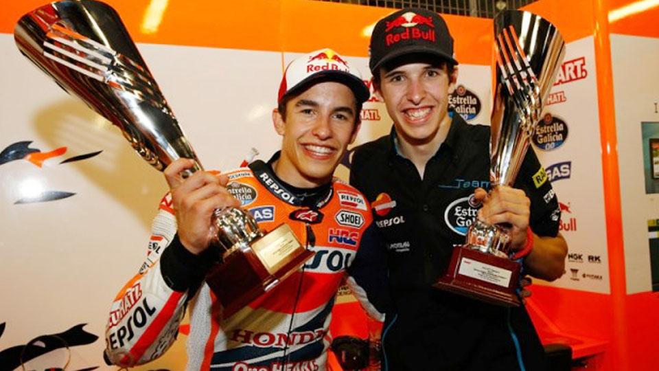 Marc dan adiknya Alex Marquez. Copyright: INTERNET