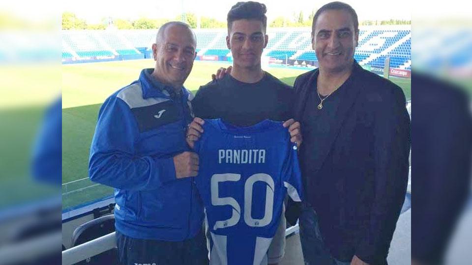 Pesepakbola India, Ishan Pandita, direkrut klub La Liga, Leganes. Copyright: INTERNET