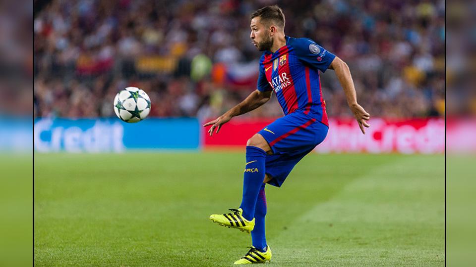 Jordi Alba, bek kiri Barcelona dan Spanyol. - INDOSPORT