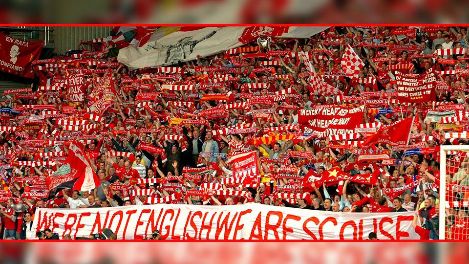 Fans Liverpool. - INDOSPORT