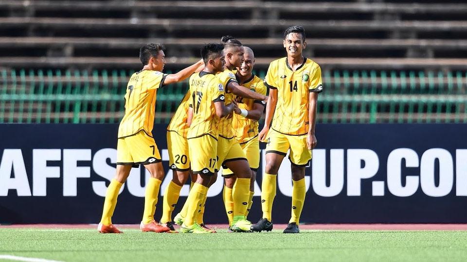 Selebrasi pemain Timnas Brunei Darussalam Copyright: INTERNET