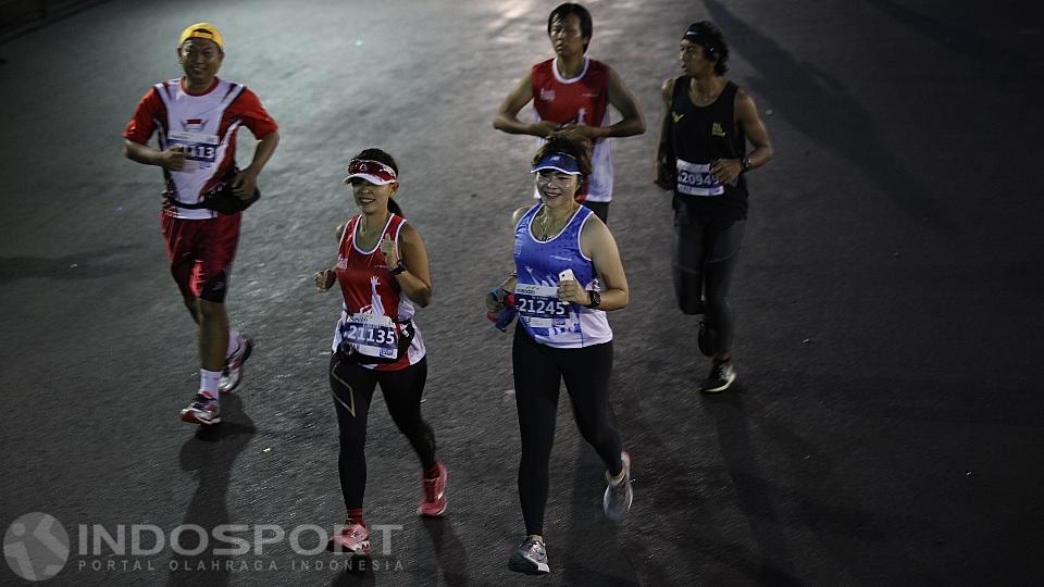 Para peserta Jakarta Marathon 2016.