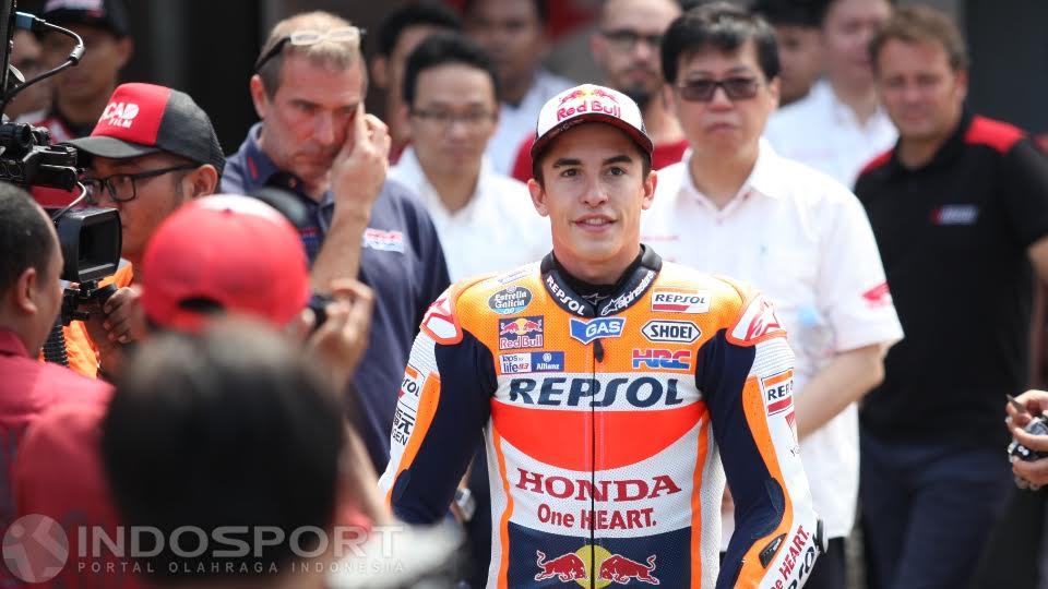 Pembalap Repsol Honda, Marc Marquez, akan mencoba CBR 250 di Sirkuit Sentul, Bogor, Selasa (25/10/16).