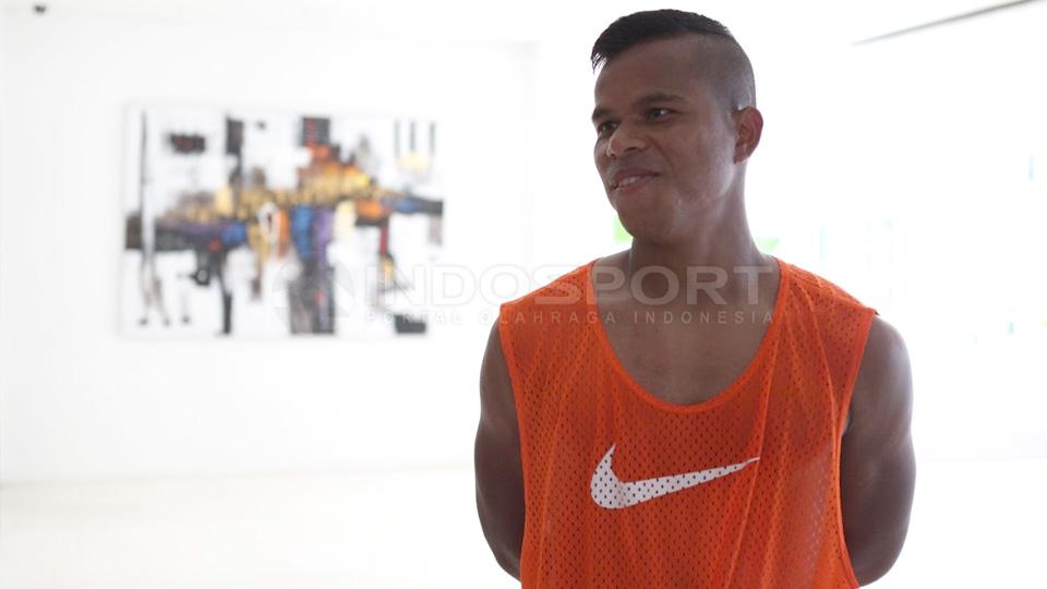 Manahati Lestusen Latihan Timnas Indonesia Copyright: Da Yerrimon/Indosport