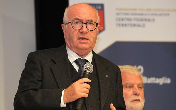 Carlo Tavecchio, Kepala Federasi Sepakbola Italia (FIGC). Copyright: Internet