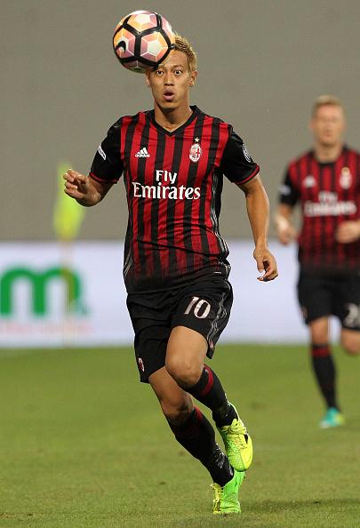 Keisuke Honda, pemain sayap AC Milan. Copyright: Internet