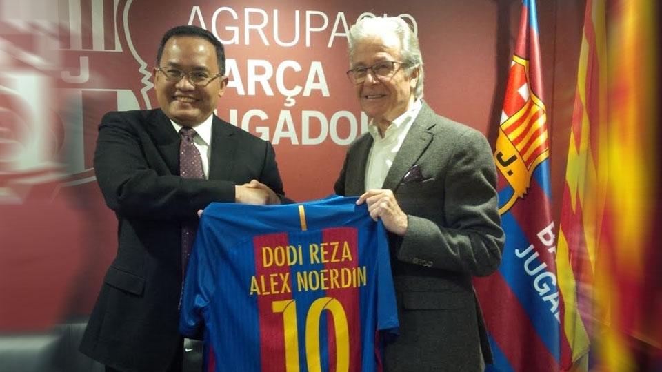 Dodi Reza Alex dan Barcelona Copyright: Istimewa