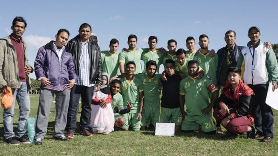 The Lakemba Roos, salah satu klub sepakbola etnis Rohingya di Australia. Copyright: INTERNET