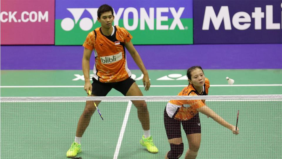 Ganda campuran Indonesia, Alfian Eko Prasetya/Annisa Saufika harus angkat koper lebih cepat dari Thailand Masters 2020.