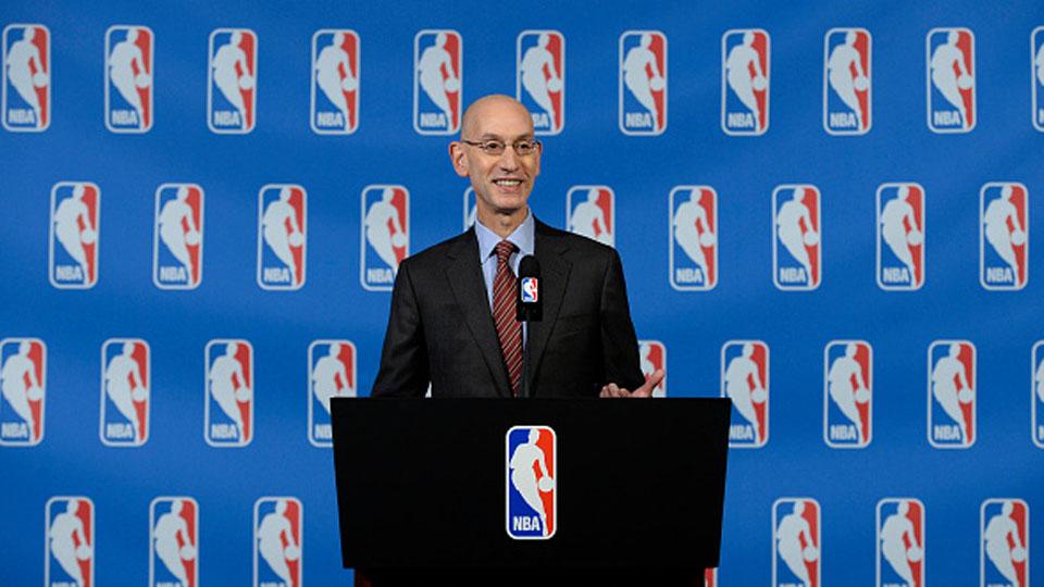 Adam Silver Copyright: David Dow/NBAE via Getty Images