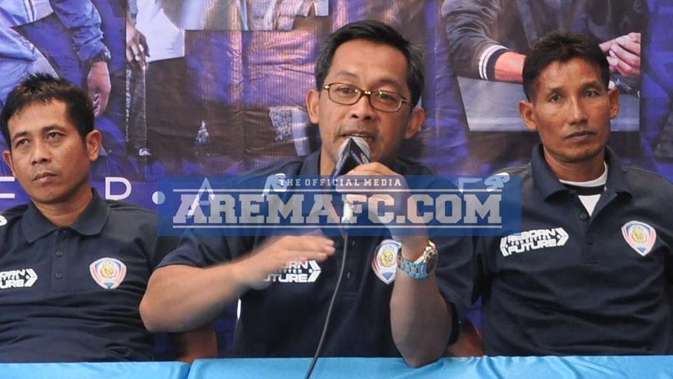 Pelatih baru Arema, Aji Santoso Copyright: aremafc