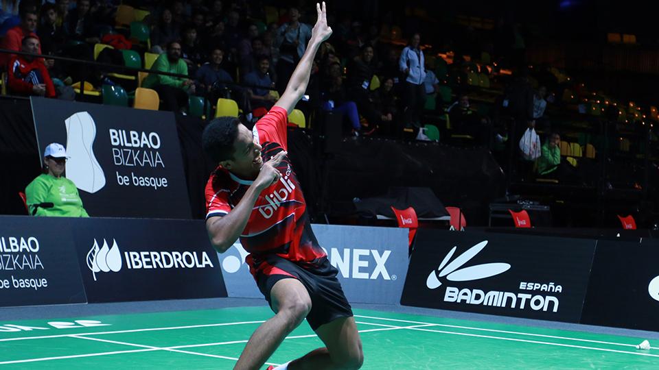 Pebulutangkis muda, Chico Aura Dwi Wardoyo yang kelahiran Tanah Papua. Copyright: badmintonindonesia.org