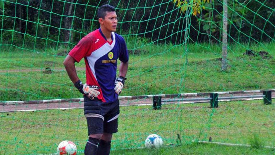 Kiper Madura United, Joko Ribowo Copyright: Istimewa