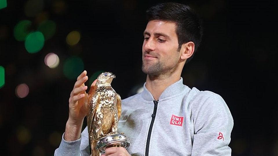 Novak%20Djokovic%20berhasil%20memenangkan%20trofi%20Qatar%20Terbuka%20di%20Doha.