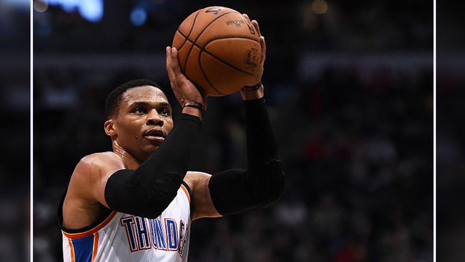 Rusell Westbrook, point guard milik Oklahoma City Thunder - INDOSPORT