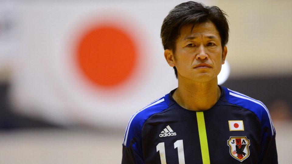 Kazuyoshi Miura berseragam Timnas Jepang Copyright: Masterpress/Getty Images