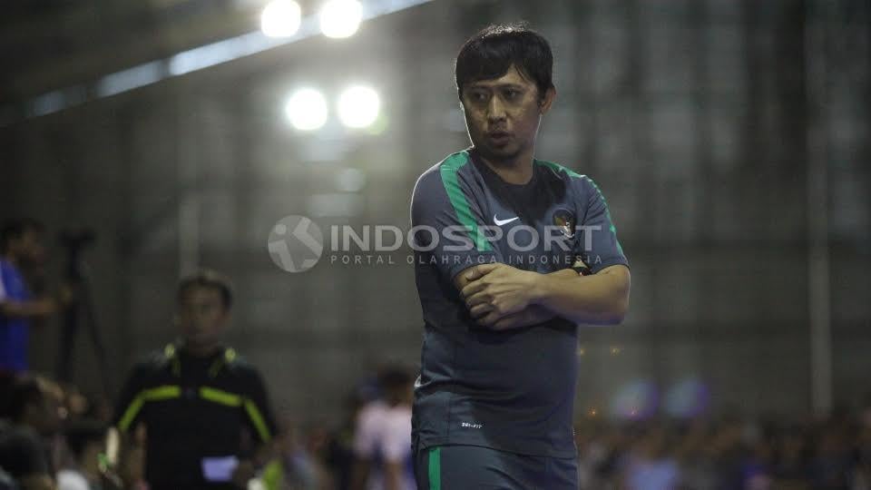Pelatih Timnas Futsal Indonesia, Rendy Irawan.