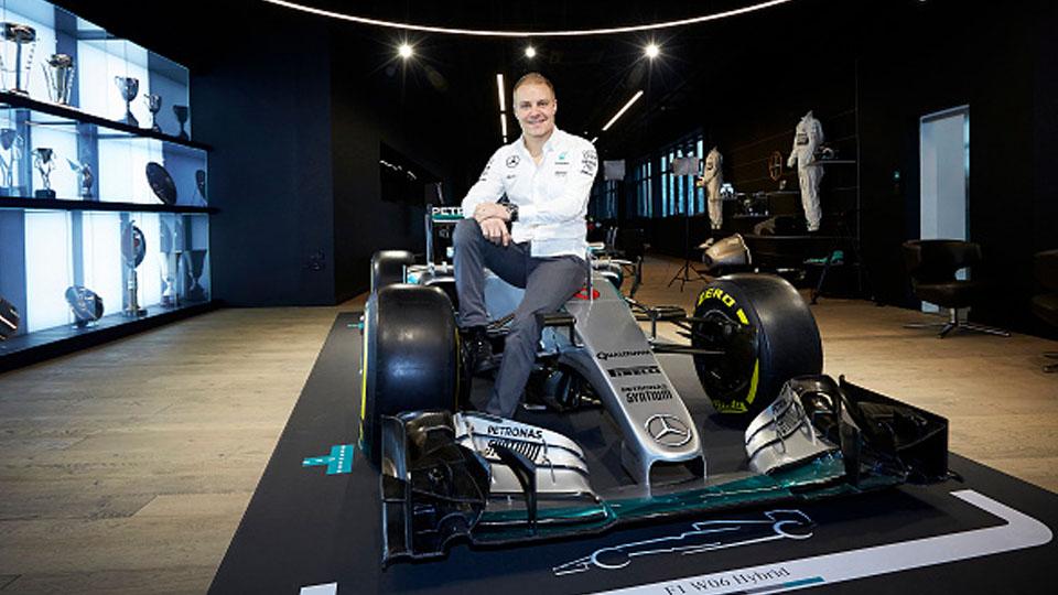 Pembalap anyar Mercedes, Valtteri Bottas diperkenalkan kepada media.