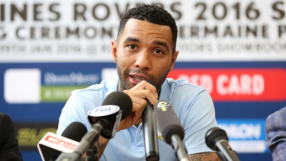 Mantan pemain Arsenal dan Liverpool, Jermaine Pennant resmi gabung Liga Singapura, Tampines Rovers. Copyright: Lionel Ng/Getty Images