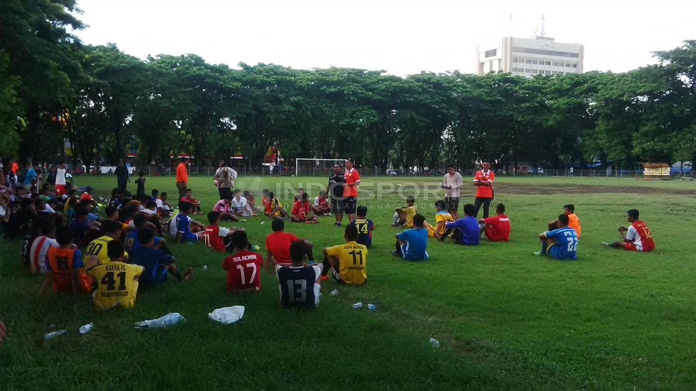 Persija Jakarta seleksi 286 pemain muda di Makassar Copyright: Muhammad Nur basri/Indosport