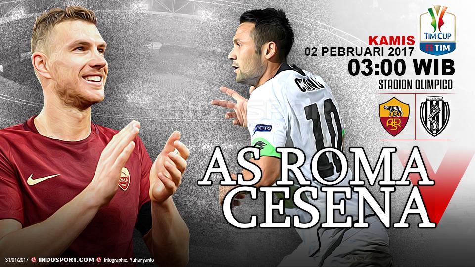 Prediksi AS Roma vs Cesena. - INDOSPORT