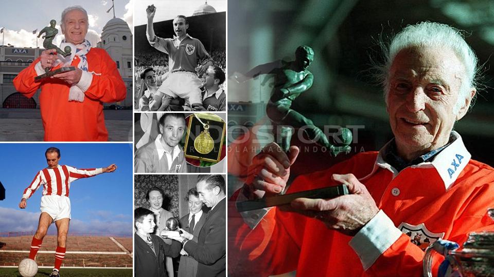Legenda sepakbola Inggris, Stanley Matthews yang meraih gelar bangsawan Kerajaan Inggris. - INDOSPORT