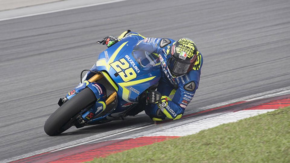 Pembalap Suzuki, Andrea Iannone.