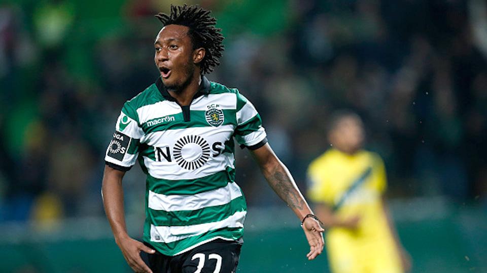 Gelson Martins saat masih memperkuat Sporting Lisbon.