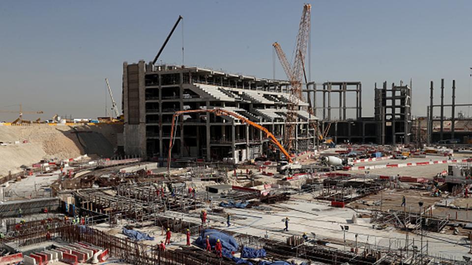 Salah satu proyek yang tengah digarap Qatar menuju Piala Dunia 2022. Copyright: Lars Baron/Bongarts/Getty Images