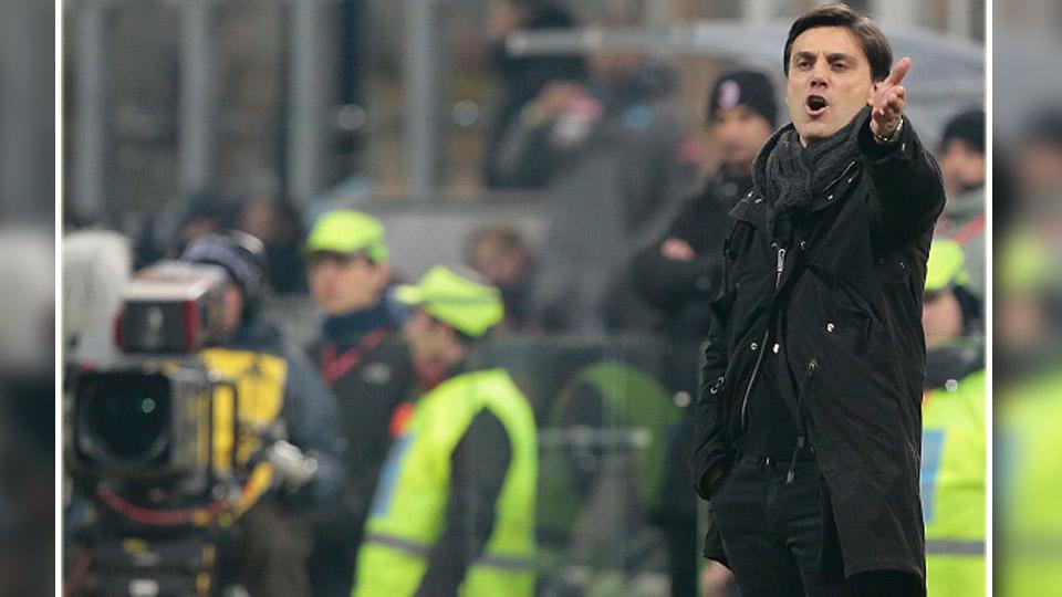 Vincenzo Montella, pelatih AC Milan. Copyright: Stringert/GettyImages