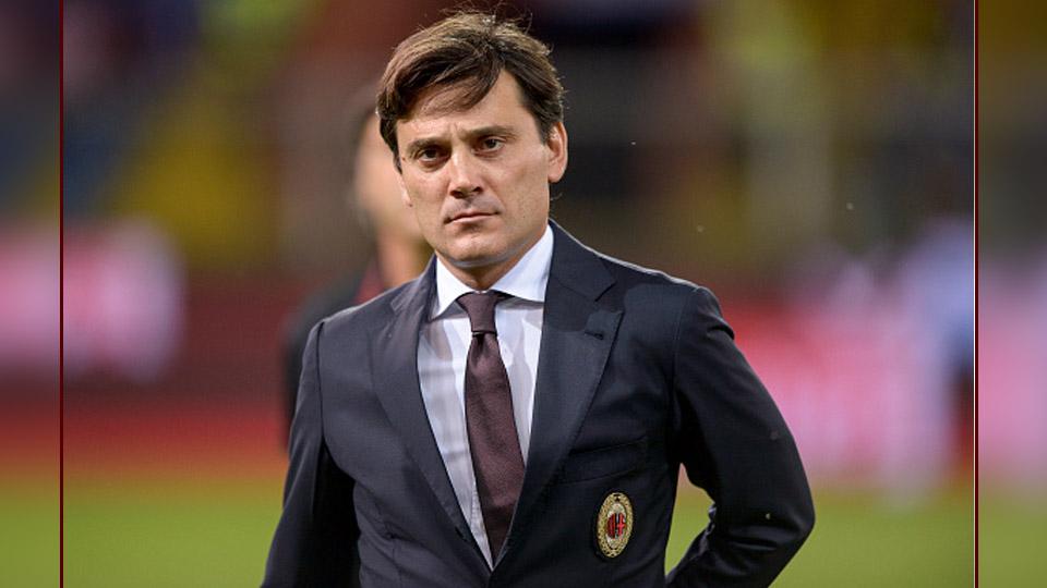 Vincenzo Montella, pelatih AC Milan. Copyright: Pacific Press/GettyImages