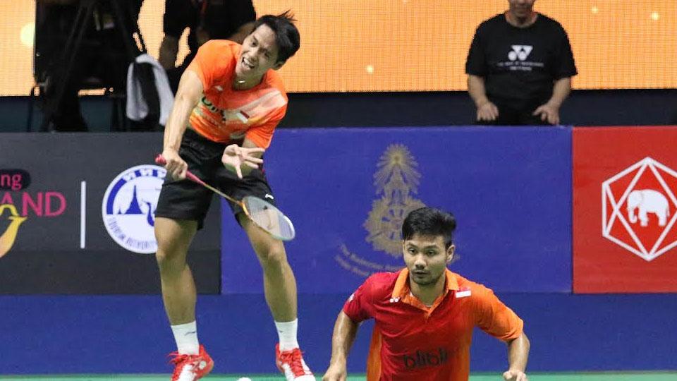 Ganda putra Indonesia, Berry Angriawan/Hardianto. Copyright: PBSI