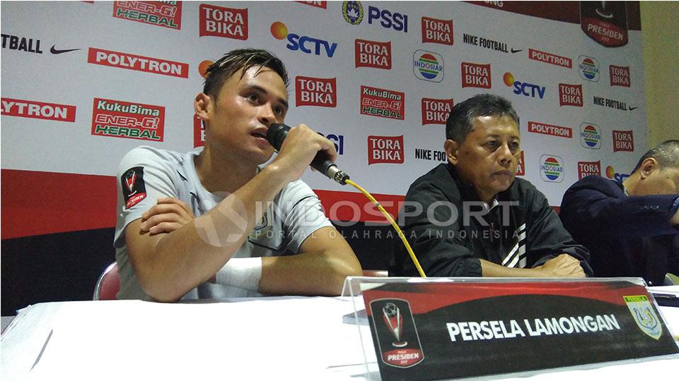 Agung Pribadi, gelandang Persela Lamongan.