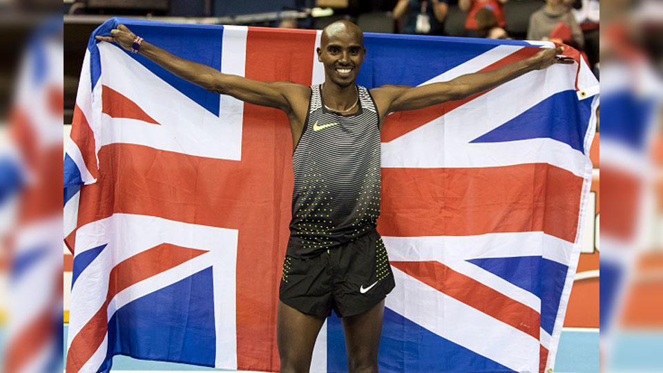 Pelari asal Inggris, Mo Farah.