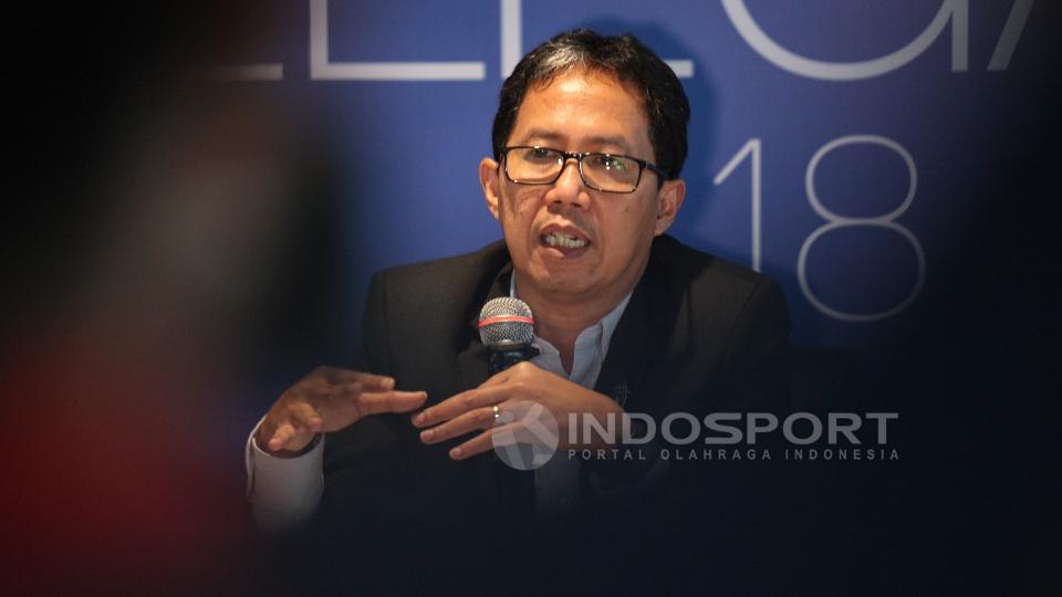 Waketum PSSI, Joko Driyono. Copyright: INDOSPORT/Herry Ibrahim