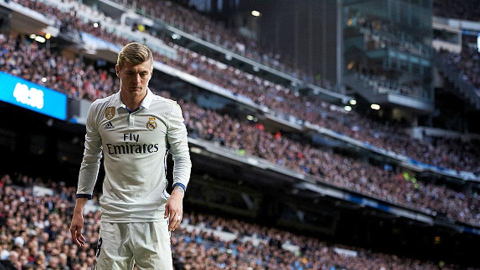 Toni Kroos pada laga saat melawan Malaga. Copyright: fotopress/Getty Images