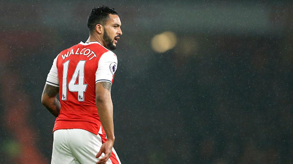 Penyerang Arsenal, Theo Walcott. Copyright: John Walton/PA Images via Getty Images