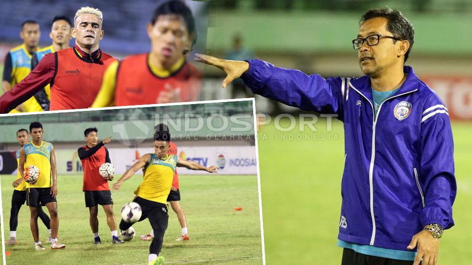 Aji Santoso instruksi finishing touch.