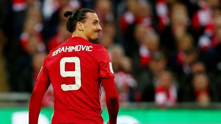 Zlatan Ibrahimovic, striker Man United. - INDOSPORT