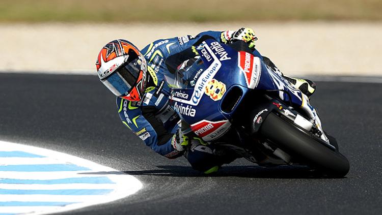 Manuver Hector Barbera di sirkuit Phillip Island, Australia (15/02/17). Copyright: Robert Cianflone/Getty Images