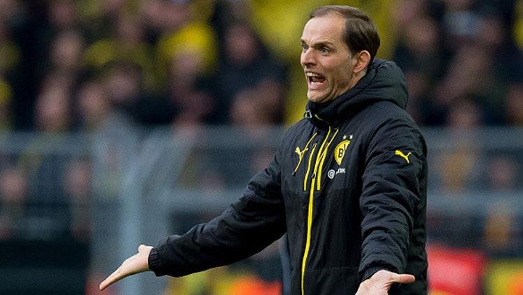 Pelatih Borussia Dortmund, Thomas Tuchel. Copyright: TF-Images/Getty Images