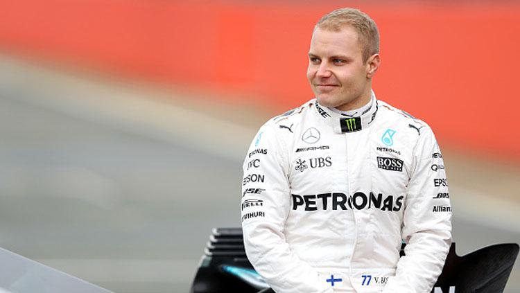 Pembalap Formula 1 tim Mercedes, Valtteri Bottas. - INDOSPORT