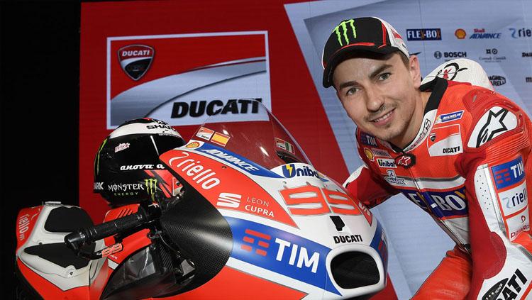 Penampakan motor Ducati yang akan digunakan Jorge Lorenzo pada MotoGP tahun ini. Copyright: www.cycleonline.com.au
