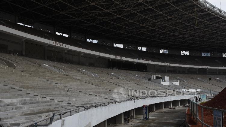 Tempat duduk Stadion GBK nantinya akan memiliki desain single seat.
