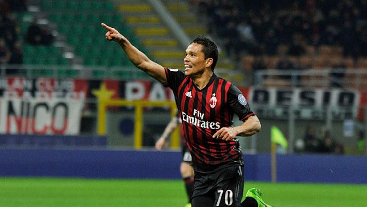 Aksi selebrasi Carlos Bacca. Copyright: Gaetano Piazzolla/Action Plus via Getty Images