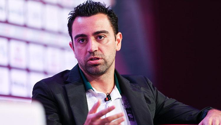 Mantan gelandang Barcelona, Xavi Hernandez Copyright: Barrington Coombs/Getty Images)