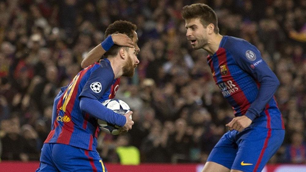 Klub Liga Spanyol (La Liga), Barcelona, berniat memulangkan Lionel Messi dengan status bebas transfer di bursa transfer selanjutnya. Lantas, Gerard Pique mengirim petuah. - INDOSPORT